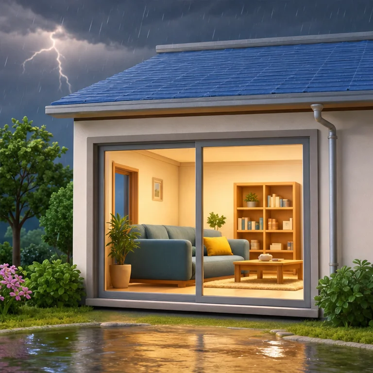 When thunder rumbles, stop playing outside.
It feels safe to go inside a house or building.
Try not to go under trees or near water.