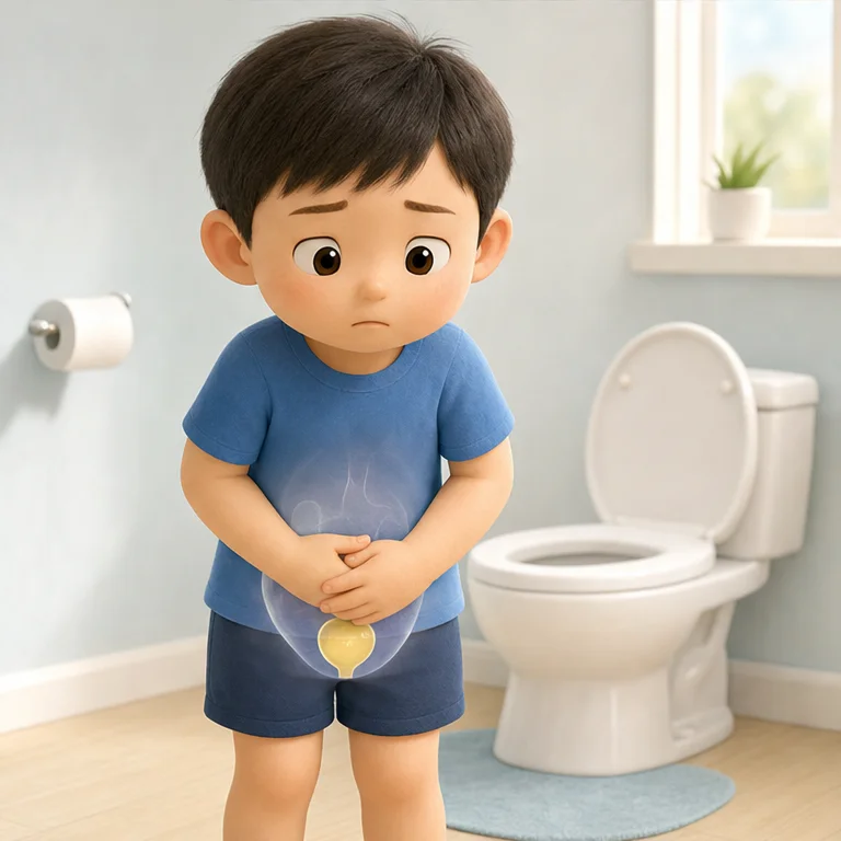 오줌은 몸속의 주머니에 모입니다.
그 주머니를 방광이라고 합니다.
가득 차면 화장실에 가고 싶어집니다.
