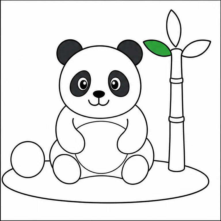 只有一点点地方已经涂好颜色了哦。
还剩下很多白色的地方呢。
一边看范例，一边把剩下的颜色涂上吧。