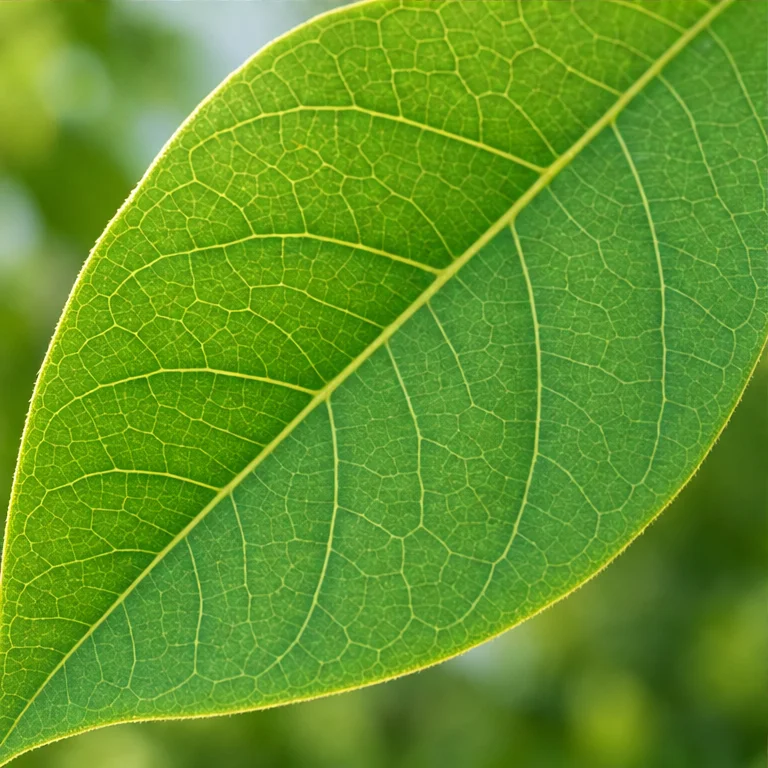 If you look closely at a leaf, you can see lines.
These lines are called veins.
Water and nutrients pass through the veins.