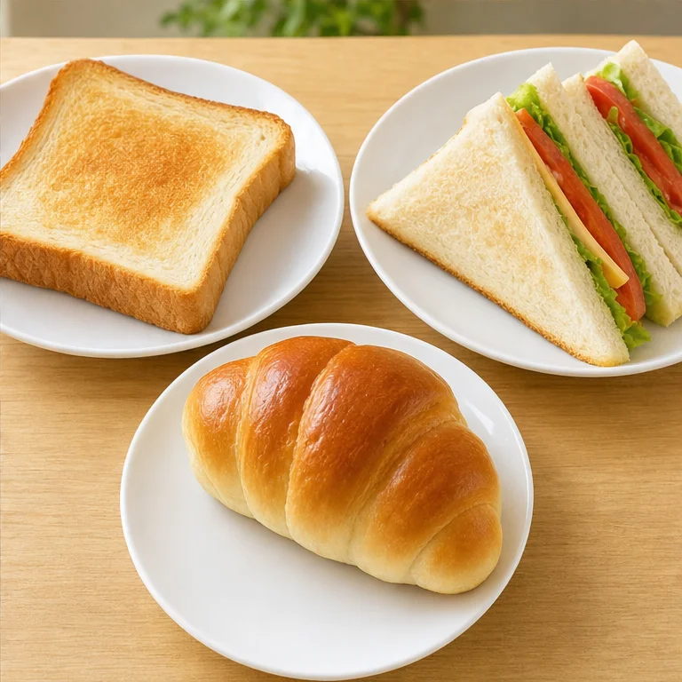 Bread can be eaten just as it is.
You can also spread jam on it or put fillings inside.
There are breads in many shapes and flavors.