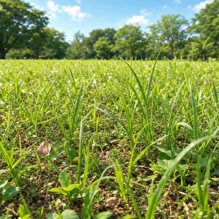草は、地面から生える植物です。
緑色のものが多いです。
公園や道のそば、野原でよく見られます。