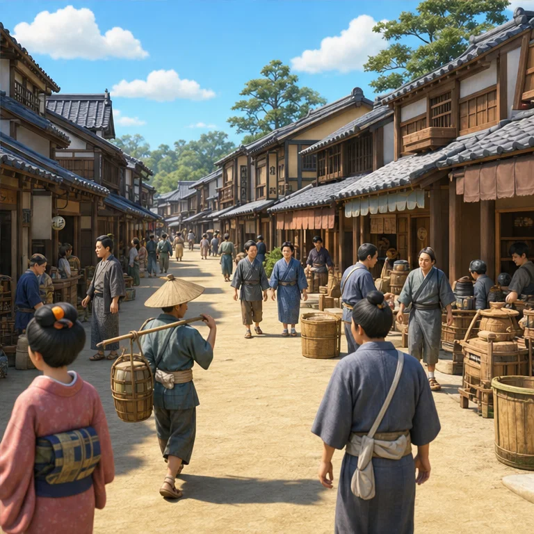 家光の時代には、江戸の町にたくさんの人がくらしていました。
人々は、着物を着て、歩いて出かけました。
家光を知ると、むかしのくらしも知ることができます。