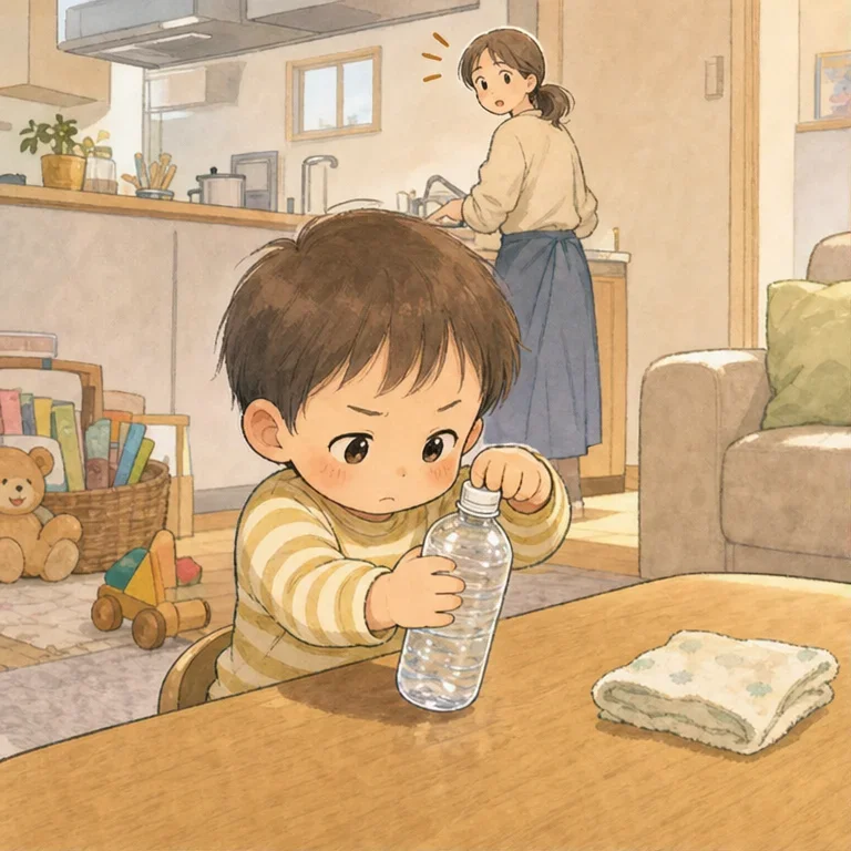 페트병 뚜껑을 열 수 있게 됐어요