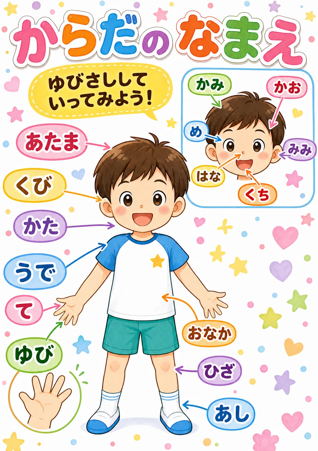 からだの なまえ