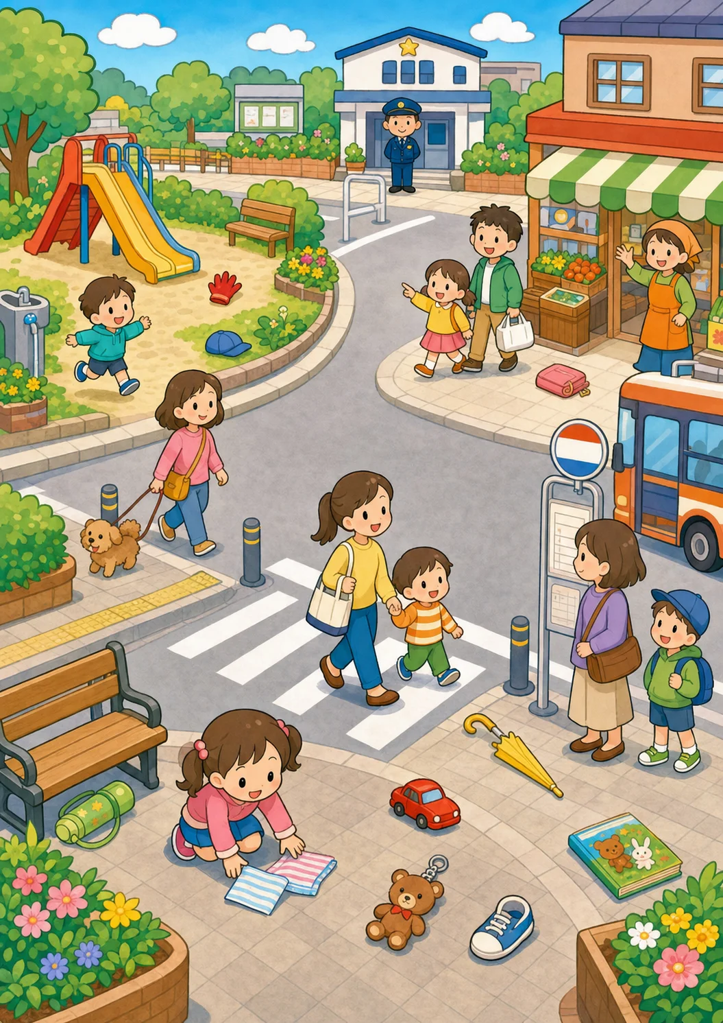 まちの中の落とし物をさがそう！