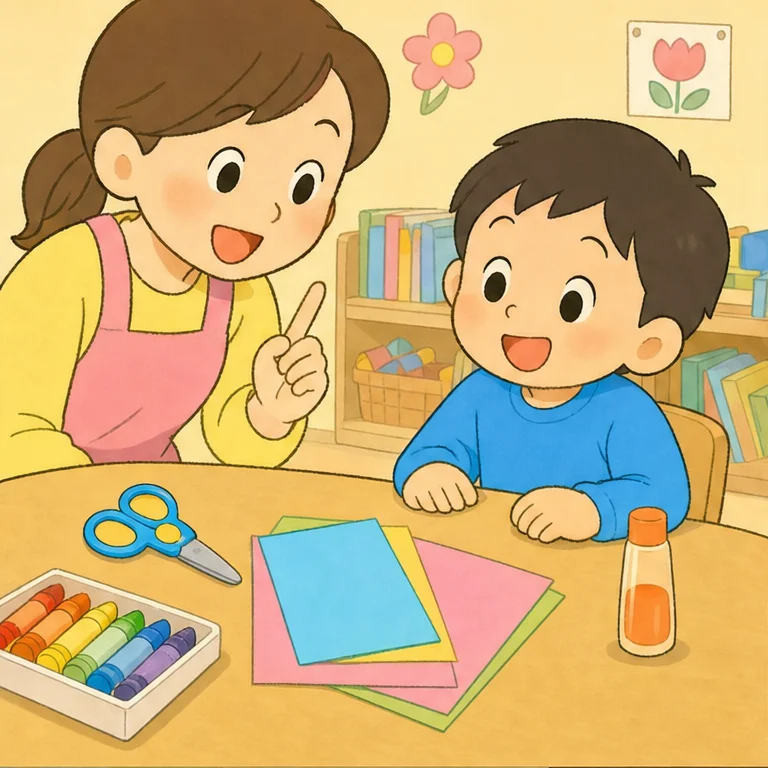 はさみの練習