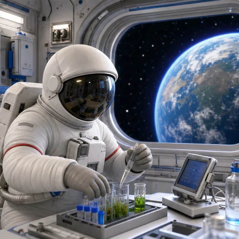 Astronauts do experiments in space.
They look at Earth and check machines.
What they learn in space helps everyone’s daily life.