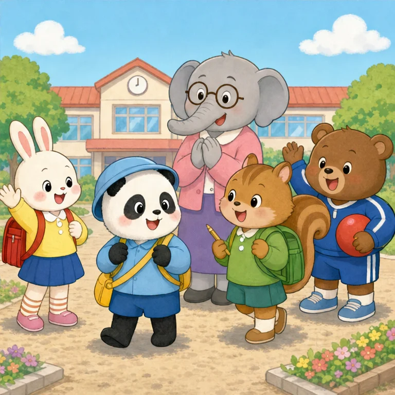 Elementary school is a place where you can do a little more every day.
Even new things are okay when you are together with teachers and friends.
Many fun things are waiting for you at elementary school.