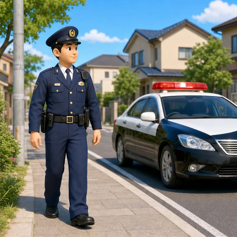 Police officers patrol the town.
They walk or ride in patrol cars.
They look carefully to see if anything is unsafe.