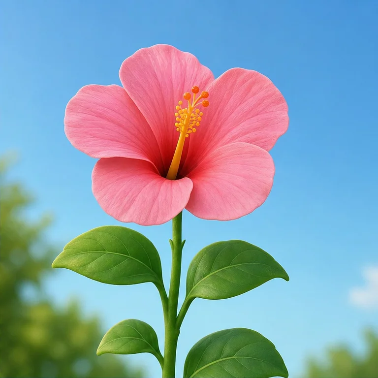 A flower has petals.
It has a stem that supports the flower.
Green leaves are also important parts of a plant.