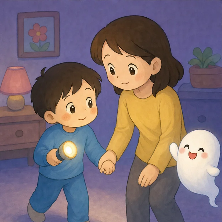 If you think, “I’m scared,” you don’t have to put up with it all by yourself.
Try telling someone at home, “I’m scared.”
Holding hands or turning on a light can help you feel safe.
Feeling scared is not a bad thing.