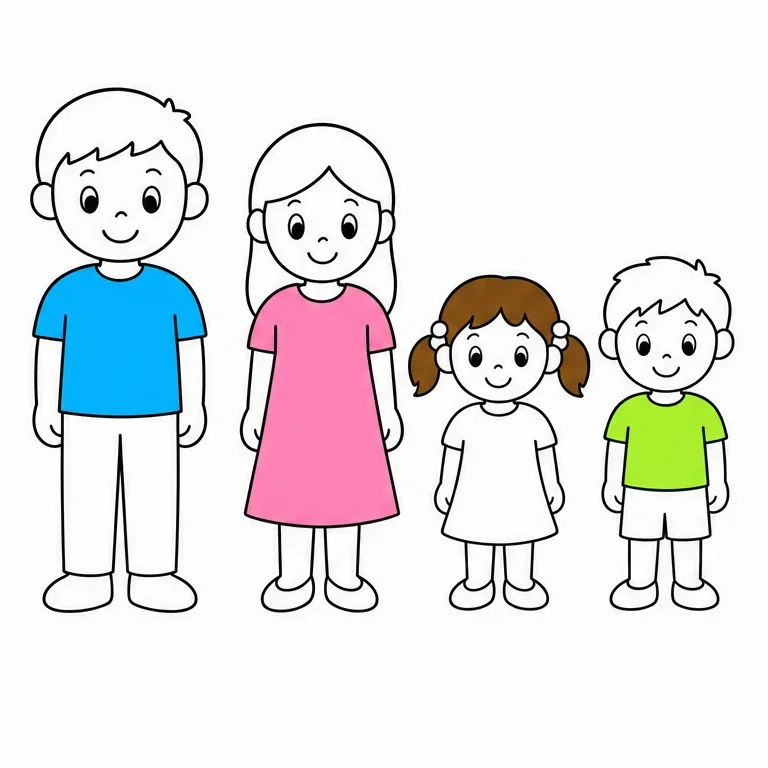 すこしだけ、いろが ぬってあるよ。
しろい ところが たくさん のこっているね。
みほんを 見ながら、つづきの いろを ぬってみよう。