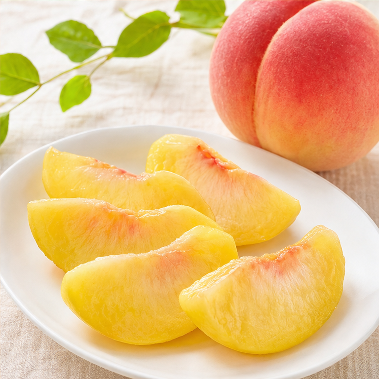 ももは、よく洗ってから食べます。
皮をむいたり、食べやすく切ったりします。
あまくて、じゅわっとした味がします。