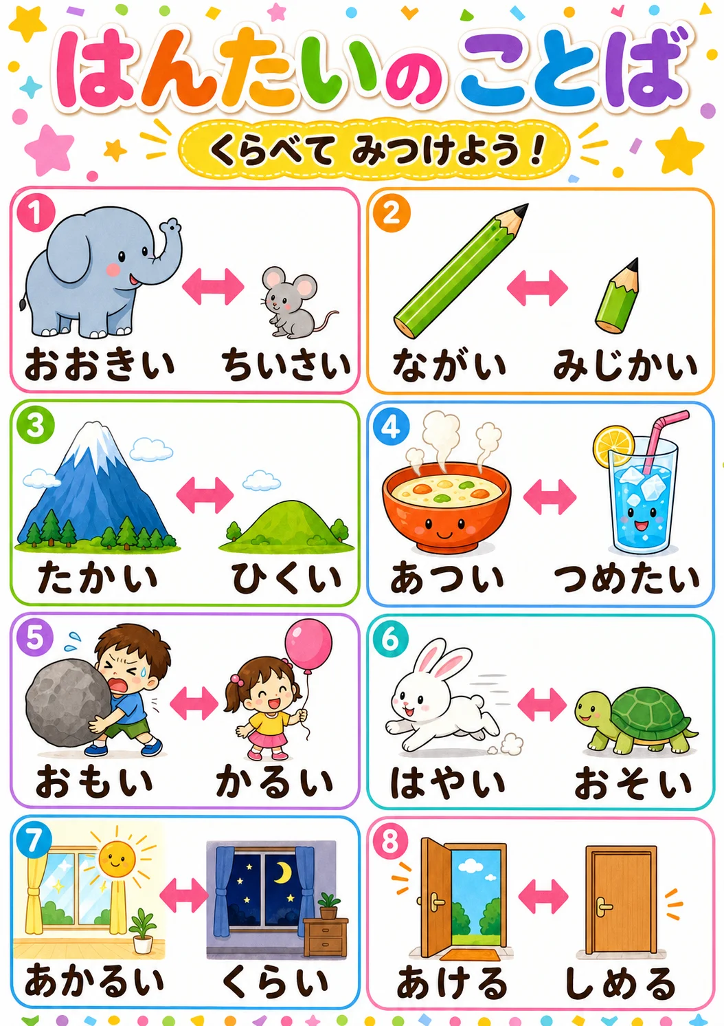 反対の言葉
