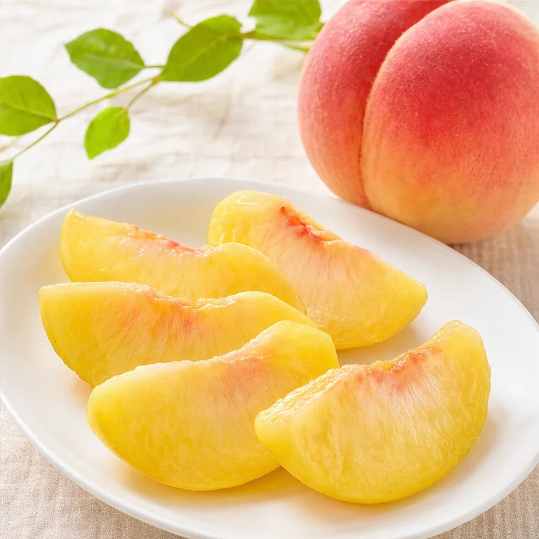 ももは、よく洗ってから食べます。
皮をむいたり、食べやすく切ったりします。
あまくて、じゅわっとした味がします。