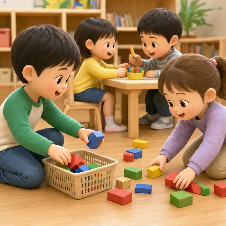 도와주는 것은 친절한 행동입니다.
사용하는 물건을 나누는 것도 친절한 행동입니다.
차례를 기다리는 것도 친절함입니다.