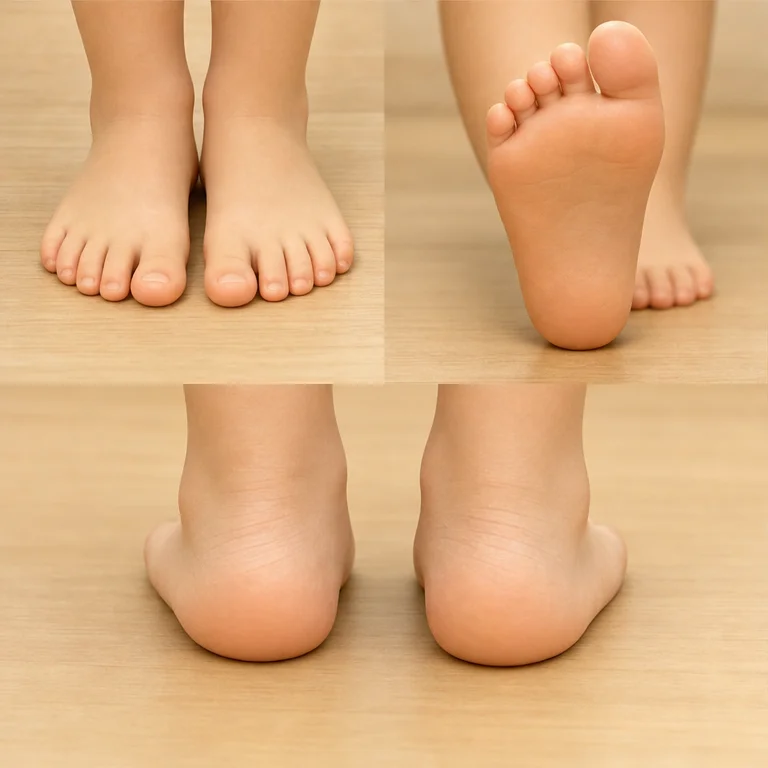 발의 끝에는 발가락이 있어요.
발바닥은 바닥에 닿는 곳이에요.
뒤쪽의 둥근 곳을 뒤꿈치라고 해요.