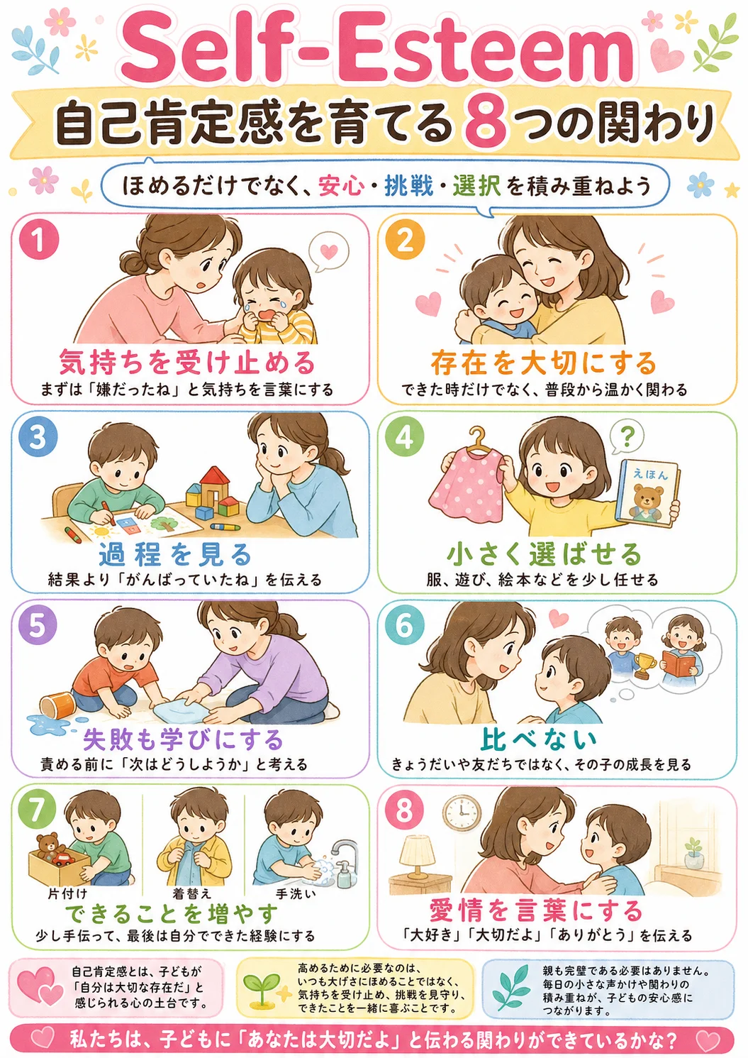 子どもの自己肯定感を高める関わり方