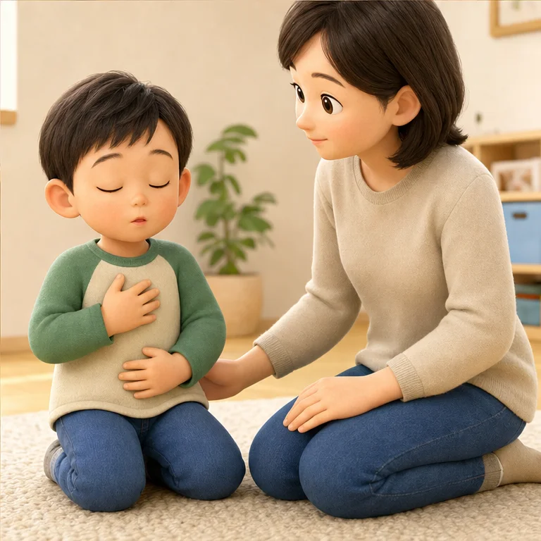When you feel surprised, take slow breaths.
Look around and check that everything is okay.
If you felt scared, it is okay to talk to an adult.